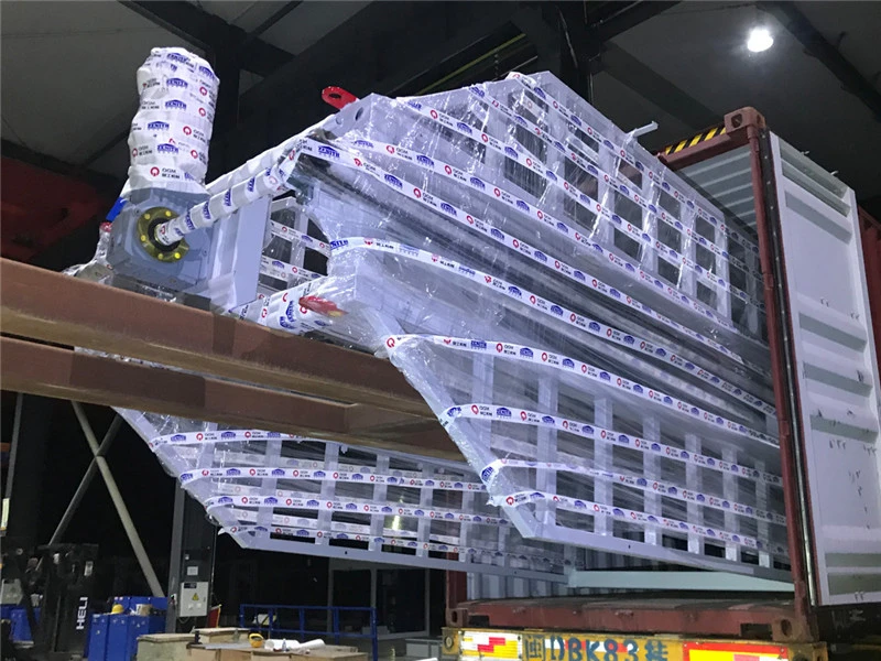 QGM:n ZN900CG automaattinen lohkokone, jossa on kuivaustelinejärjestelmä, lähetettiin El Salvadoriin