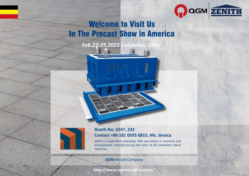 QGM ZENITH näkyy Precast Showssa 2023