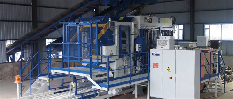 Afrikassa on käynnistetty täysin automatisoitu monikerroksinen betonikiinnitystiilien tuotantoprojekti.