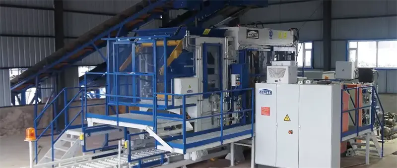 Afrikassa on käynnistetty täysin automatisoitu monikerroksinen betonikiinnitystiilien tuotantoprojekti.